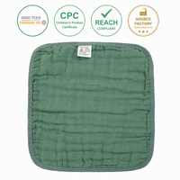 Serviette de toilette pour bébé en pur coton 30x30cm, ultra douce et absorbante, pour le visage des nourrissons, approvisionnement en gros pour les vendeurs transfrontaliers et les magasins de soins pour bébés