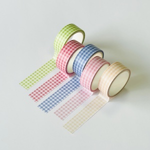 Wholesale Custom Line &amp; Grid Fresh Style Washi <strong>Tape</strong> Minimalist Dividers Fresh Minimalist Journal Supplies - Product Image 5