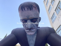 Modèle de zombie gonflable géant personnalisable pour la décoration de rue lors du festival d'Halloween
