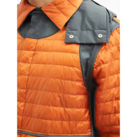 Manteau d'hiver matelassé épais à capuche pour homme, veste longue zippée unie décontractée