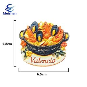 แม่เหล็กติดตู้เย็นเรซิ่นสังเคราะห์รูปอาหารปาเอียล่า สเปน บาเลนเซีย ของที่ระลึก ของตกแต่งบ้าน ของชำร่วย ขายส่งจากเม่ยซาน เป็นมิตรกับสิ่งแวดล้อม - Product Image 3