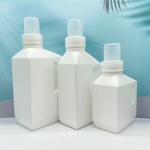 Chai Dung Dịch Tẩy Rửa Bằng Nhựa <span class=keywords><strong>HDPE</strong></span> Rỗng Hình Vuông Màu Trắng 400Ml 600Ml 1L - Product Image 6