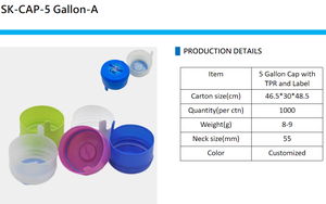 19liter 20liter Water <strong>Bottle</strong> <strong>Cap</strong> <strong>Lids</strong> <strong>Bottle</strong> <strong>Caps</strong> <strong>Closures</strong> Non Spill <strong>Caps</strong> for 5 Gallon Water <strong>Bottle</strong> - Product Image 5