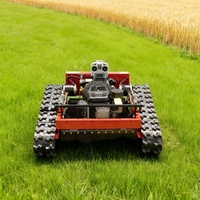 Robot de tonte intelligent industriel, agricole et forestier, télécommandé, 190cc, sur roues, autotracté, rotation à 360 degrés