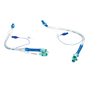 Tabung endoskopi Lumen ganda medis satu atau kanan diperkuat dengan manset silikon kateter Endotracheal Cuffed - Product Image 2