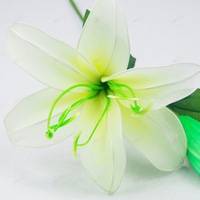 Aierflorist Tige de fleur artificielle en maille pour fleurs en résine, pour la création de fleurs DIY faites à la main