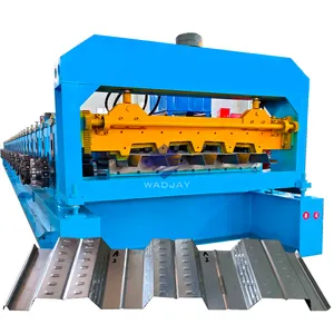 Máquina formadora de rollos de hoja de cubierta de Metal de cubierta de piso de acero compuesto automático de alta calidad