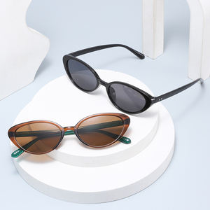 <span class=keywords><strong>Lunettes</strong></span> <span class=keywords><strong>de</strong></span> soleil œil-<span class=keywords><strong>de</strong></span>-chat polarisées UV380 en PC, style Ins et américain, unisexe, nouvelle collection, tendance, style identique - Product Image 2