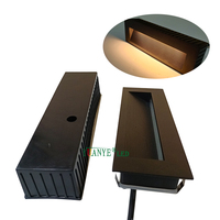 L255xL75*H60mm Usine Chinoise Meilleur Prix Lumière Solaire LED Extérieure Étanche RGB RGBW pour Escalier et Terrasse YY-QJL020
