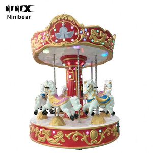 Caballo de Carrusel Usado para Niños, Operado con Monedas, Adorno para Feria, Carrusel de Diversión, en Venta - Product Image 5