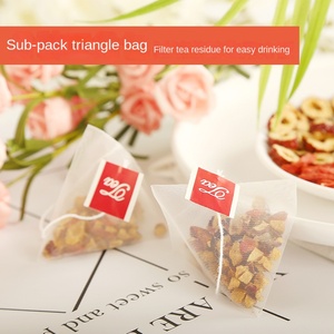 Petit pot en fer OEM et sac triangle thé Oolong pêche saveur jasmin en bouteilles - Product Image 3