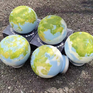 Botellas de Bebidas Esféricas de Plástico PET Transparente de 500 ml con Tapa de Rosca de Aluminio para Envasado de Té con Leche y Jugos - Product Image 2