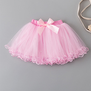 2022 all'ingrosso bambini neonata abiti pieghettati Chiffon <span class=keywords><strong>Tulle</strong></span> bambini perla Tutu <span class=keywords><strong>gonna</strong></span> per <span class=keywords><strong>gonna</strong></span> da ragazza - Product Image 4