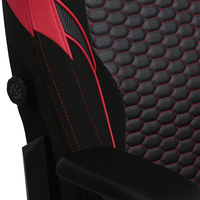 Chaise de jeu ergonomique, chaise de bureau de course, chaise d'ordinateur inclinable à dossier haut en cuir PU avec support lombaire, fabrication OEM