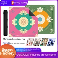 Tapis de table de mahjong antidérapant en caoutchouc insonorisant, nouveau modèle Y, design tendance nationale, le plus vendu