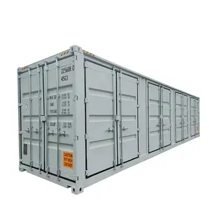 High Cube Open Side Shipping Container Multi Side Doors Opening 40ft Portable Self Storage 40 Ft Length