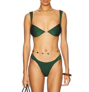 Shinny mới không tay của phụ nữ Đồ bơi & beachwear <span class=keywords><strong>Sexy</strong></span> Hai MảNh Hot Thiết kế Áo tắm bikini Bộ cô gái áo tắm cho phụ nữ - Product Image 2