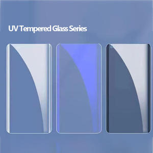 Protector de pantalla de Vidrio Curvo con borde 3D UV, vidrio templado para <span class=keywords><strong>Samsung</strong></span> S10 Plus S10 E S20, película ultra protectora para teléfono móvil - Product Image 2