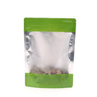 Sachets Doypack en PE avec doublure en aluminium, imprimés par héliogravure, réutilisables, personnalisés pour le stockage, avec fermeture éclair, vente en gros