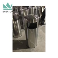 Poubelle DB-40A 43L à ouverture latérale en forme de dôme Poubelle à entrée latérale en acier inoxydable Allure de 12 gallons
