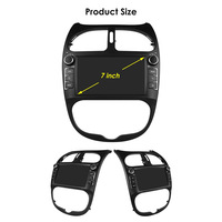 Navegador GPS para coche Peugeot 206, estilo original, pantalla Android de 7 pulgadas, dispositivo inteligente todo en uno, apto para uso transfronterizo