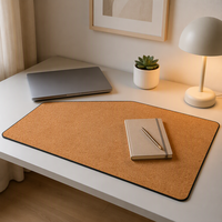 Tapis de souris en liège naturel, tapis de bureau, tapis de clavier, tapis de bureau antidérapant, tapis de bureau écologique, protection de bureau pour le bureau et la maison