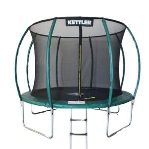 Navy Green KETTLER JUMP 305 10FT <b>Trampoline</b> Rebounder 150kg Max Load 180cm Security <b>Net</b> for All Ages Jumping Sports - Product Image 1