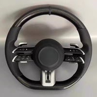 Volant sport en fibre de carbone, amélioré et modifié, adapté aux Mercedes-Benz Dragon-fly A-M-G