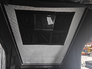 Enjoin Oxford Hard Aluminum Camouflage Roof Tent 2-4 Person 4-Season Waterproof Windproof Quick Open <b>Ladder</b> for SUV 4x4 - Product Image 5
