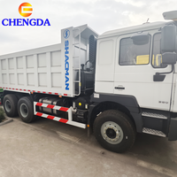 Camion benne lourd Shacman F3000 6x4 371HP Euro4 à conduite à gauche pour la construction et l'exploitation minière