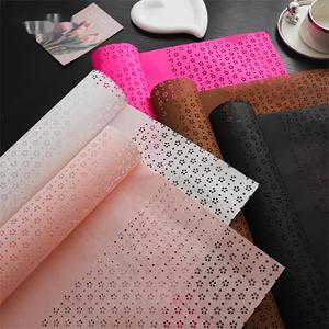 <span class=keywords><strong>2023</strong></span> nuevo estilo 51CM * 51cm guipur encaje floristería papel en relieve flor impresión flor papel de regalo papel de moda - Product Image 2