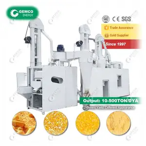 Multi-Level Complete Maize Commercial Corn Grits Making Machinery for Small Large Scale Flour Milling Manufacturing Processing
