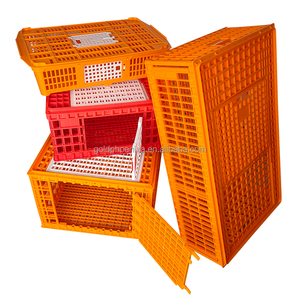 Qa Nhựa Dày Stackable Gia Cầm Tàu Sân Bay Chim Cút Chick Chuyển Giỏ Hộp Gà Giao Hàng Thùng - Product Image 1