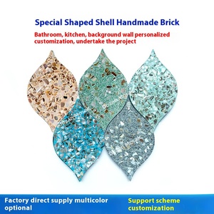 Handmade thiết kế hiện đại thủy tinh và vỏ Gạch <span class=keywords><strong>Mosaic</strong></span> cho nhà bếp và phòng tắm tường decors nhà máy trực tiếp cho khách sạn nội thất bức tường - Product Image 2