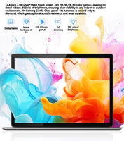Tablet Qitian D12/12.4 Pulgadas 8G+256G /ultraI5-1335U WIFI para Negocios y Oficina, Teclado de Modo Dual, Tablet Empresarial Dos en Uno