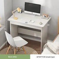 Bureau d'ordinateur portable en bois Meida avec tiroir, design moderne et épuré pour la maison, le bureau, le salon, l'étude des étudiants, surface de travail