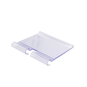 Kệ trưng bày siêu thị nhựa treo thẻ giá Dải đôi móc-kho bãi & Nguồn cung cấp siêu thị - Product Image 3