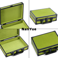 Boîtes de présentation de bijoux portables en aluminium en gros, étuis de rangement de bijoux de voyage vides, logo personnalisé pour les détaillants de bijoux et les expositions