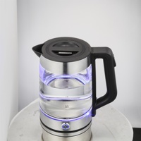 Chaudière à eau chinoise OEM de 1,8 l, Offre Spéciale, haute qualité, avec infuseur à thé, théière électrique en verre, bouilloires électriques