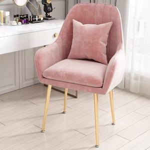 Makeup Chair <b>Desk</b> Chair Luxury Dining Chair Casual Backrest Women's Dressing Stool Nail Chair - Product Image 1