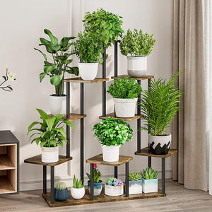 Suoernuo 6-Hai Lớp Thép Hoa Đứng Nồi Đứng Hoa Đứng Nhà Cung Cấp Trong Nhà Và Ngoài Trời Hoa Hiển Thị Tổ Chức Lưu Trữ Giá - Product Image 2