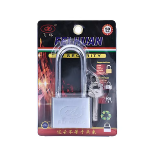 फेइखुन कारखाने उच्च गुणवत्ता कस्टम वर्ग इलेक्ट्रोप्लेटेड उज्ज्वल क्रोम-प्लेटेड ब्लेड आयरन लॉक कैनाडियन पैडलॉक - Product Image 5