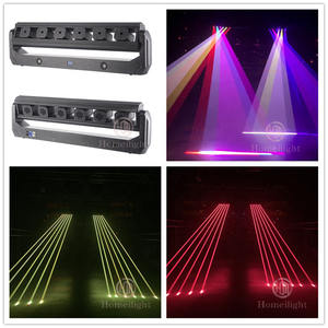Barre laser à tête de ciel de couleur rouge à 6 <span class=keywords><strong>yeux</strong></span> DMX512 Mini faisceau de lumière laser - Product Image 3