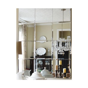 Modern Diamond Silver <b>Mirror</b> Glass Tiles <b>for</b> <b>Wall</b> Decor European American Popularity - Product Image 2