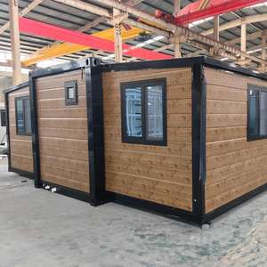 Maison préfabriquée <span class=keywords><strong>mobile</strong></span> et portable de 40, 30 ou 20 pieds, mini-maison à 3 chambres, pliable, à toit plat, extensible, en conteneur - Product Image 3