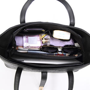 Sac à bandoulière tendance pour femme en PU effet crocodile, nouveau sac fourre-tout zippé, imperméable, doublure en coton, portable, tout usage - Product Image 2