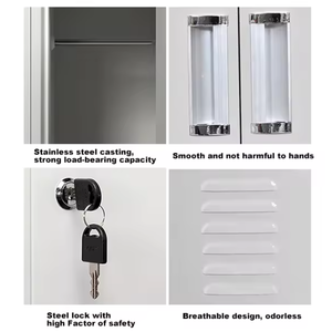 ตู้เหล็ก9ประตูแบบทันสมัยตู้เก็บของใช้ในยิมตู้เก็บของสำหรับหอพักหรือห้องเปลี่ยนเสื้อผ้า - Product Image 5