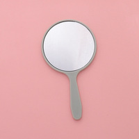 Vente en gros logo personnalisé Mini miroir cosmétique rond Miroir de maquillage portable en ABS pour femmes
