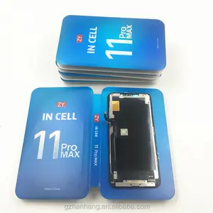 Zy incell OEM Oled屏幕，适用于IPhone XR 11 oled lcd，带金属背板