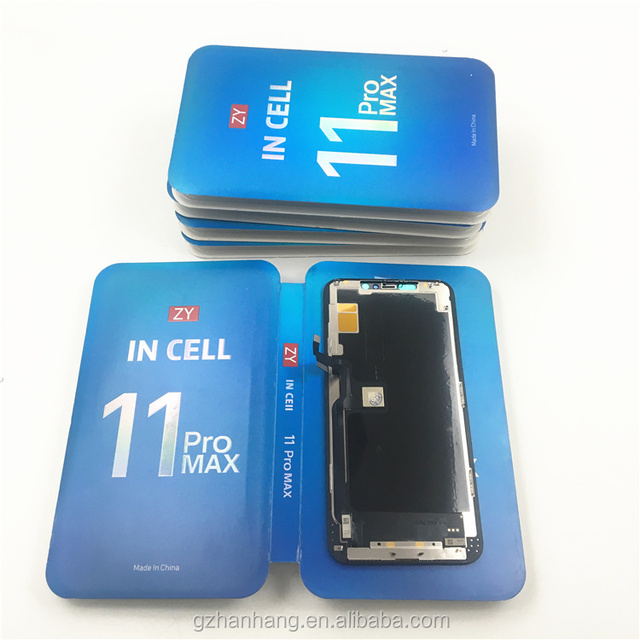 Zy Incell OEM Oled Screen for IPhone XR 11 Oled Lcd With Metal Back Plate
